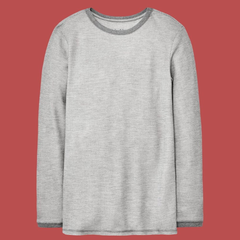 Good Fellow & Co - Men's Relaxed Fit Long Sleeve Thermal Undershirt - Gray - M